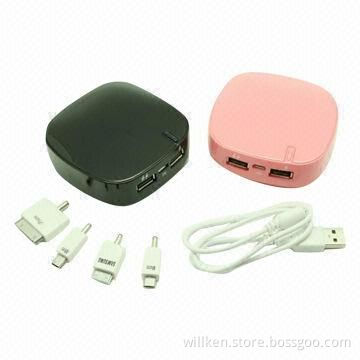Portable Power Banks for iPhone/iPad/MP3 Players/Tablet PC/Digital Cameras, 1-year Warranty